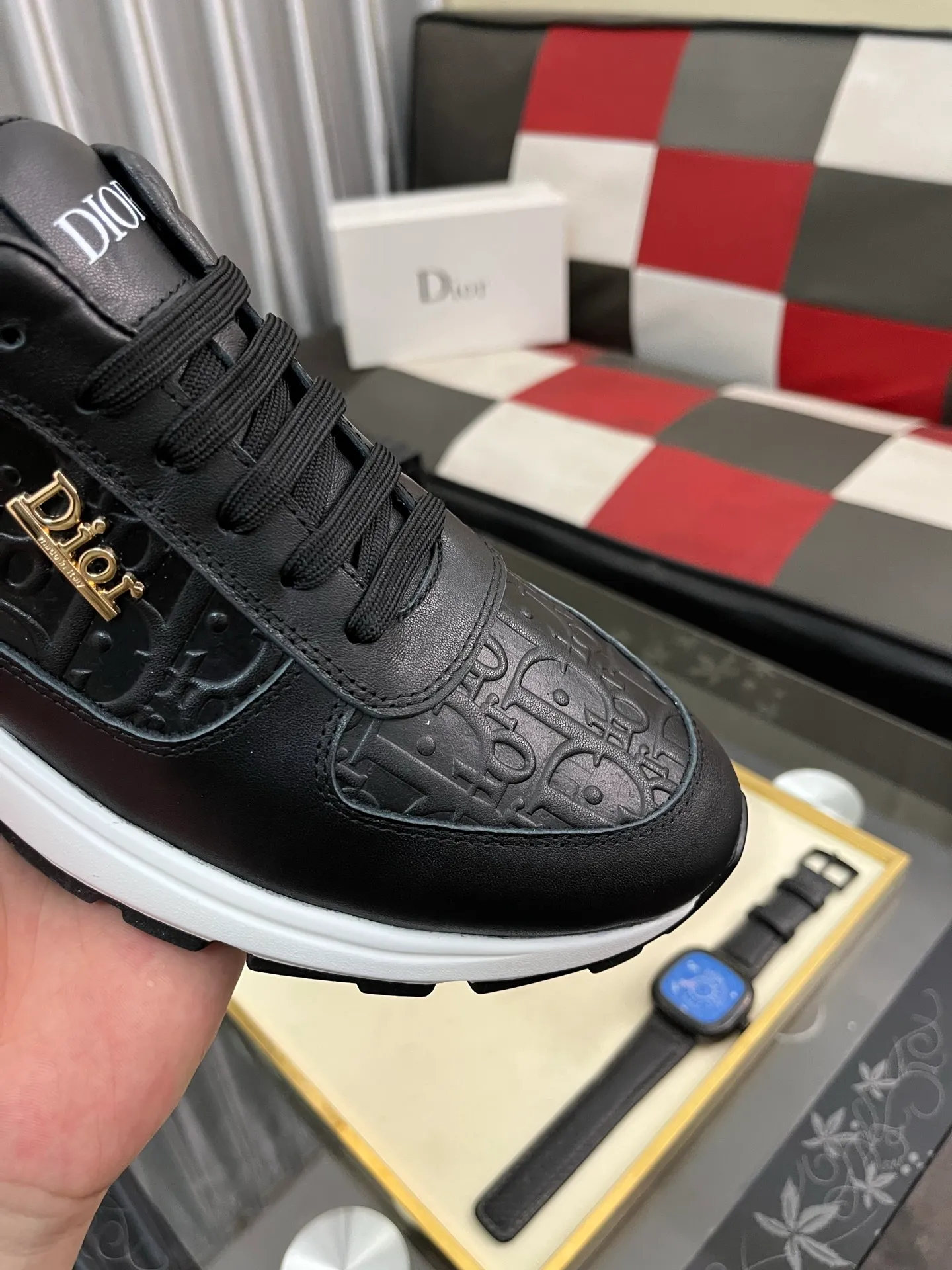 Men's Men's Shoes 💰440⌚️⌚️《DIOR*》The latest and most popular casual shoes, top brand [seduce] luxury~purchasing agent, top~quality. [Strong] The upper is made of imported breathable cowhide with woven material ➕ breathable sheepskin feet (•) and fine workmanship. Original stylish and stylish soft rubber wear-resistant and non-slip outsole, light and comfortable on the foot, size: 38-443️⃣colors available
